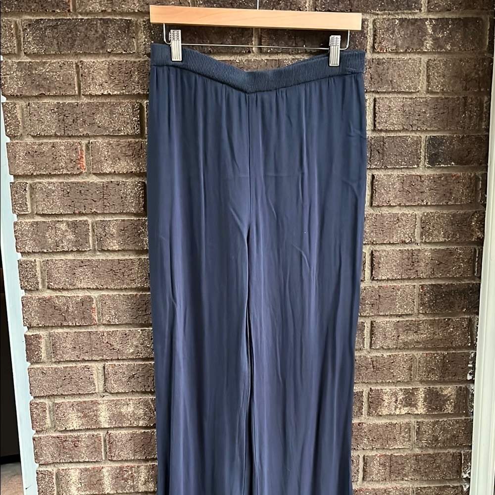 Sita Murt Blue Gray Side Slit Pull On Pants Size L